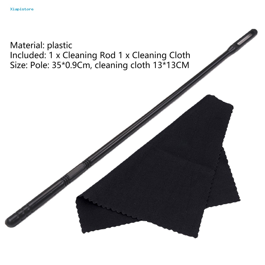 [Xiapistore] Bộ 2 Thanh Làm Sạch Bề Mặt Mịn Màng Hiệu Quả Cao Chống Vỡ Ống Sáo Chăm Sóc Nhạc Cụ Có Thể Tái Sử Dụng
