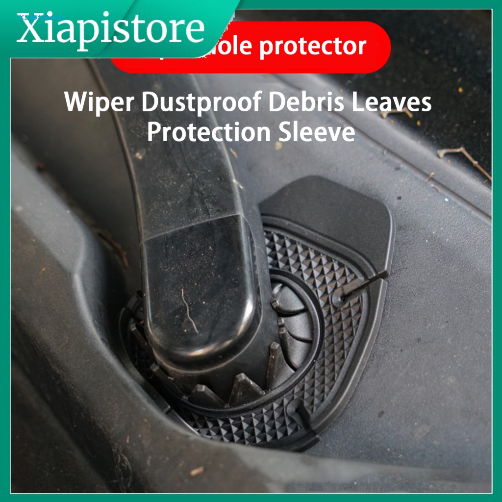 1 Cặp Vỏ Bọc Bảo Vệ Lỗ Cần Gạt Nước Chống Bụi Cho Kính Chắn Gió Xe Hơi