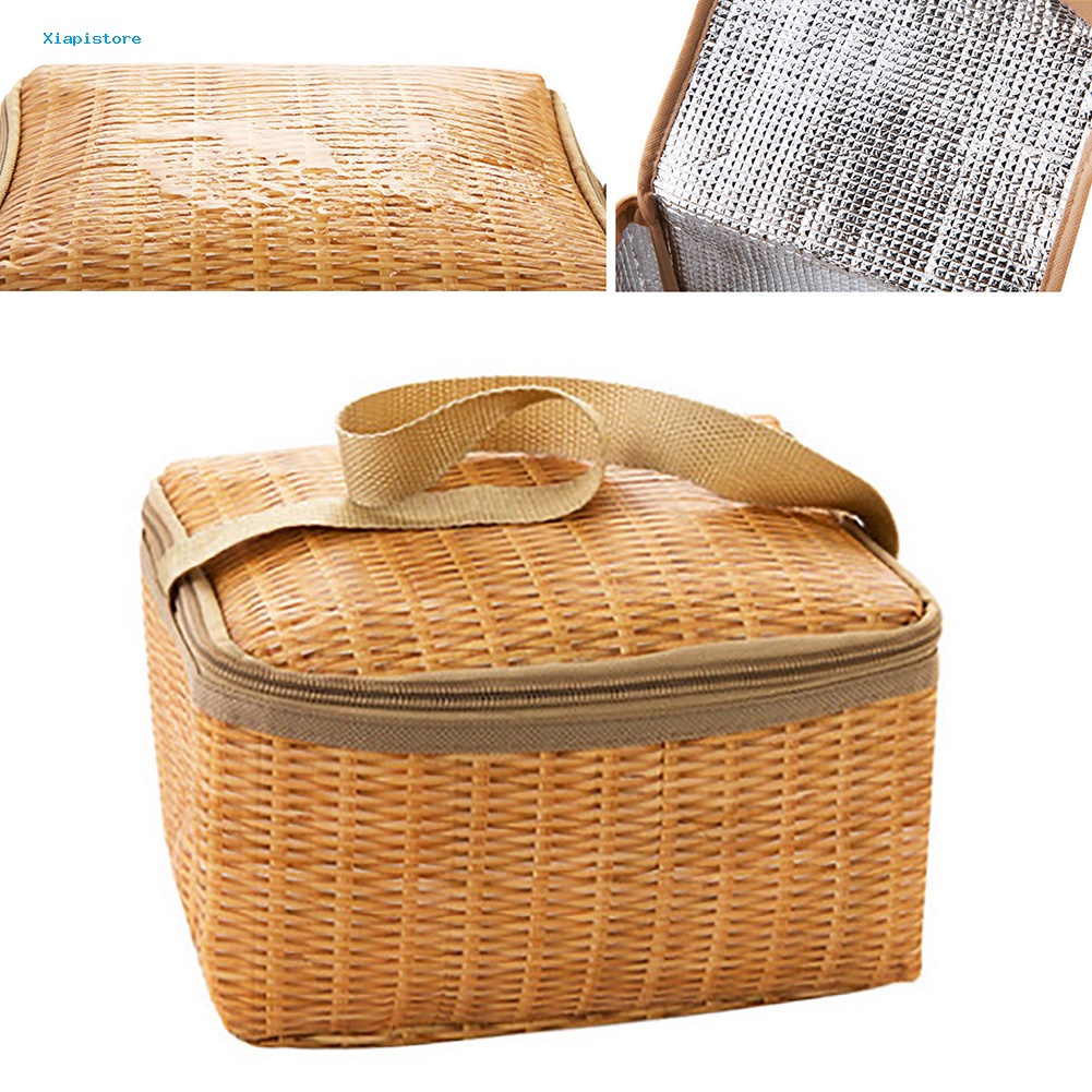 Túi Giữ Nhiệt Đựng Hộp Cơm Trưa Lót Lá Nhôm Tiện Dụng