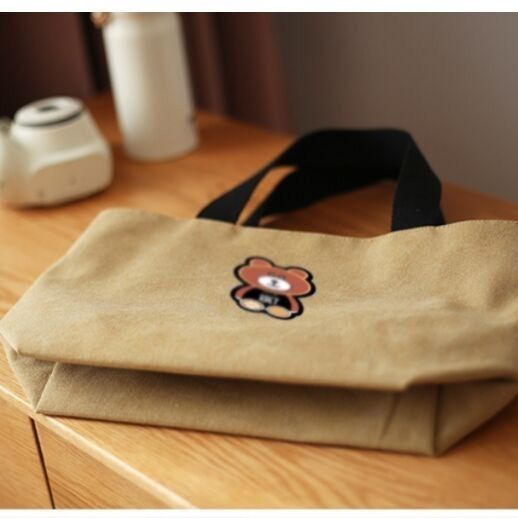 Phụ nữ mới làm việc túi vải sinh viên hand-carrying bento hộp đựng đồ ăn trưa túi vải túi xách