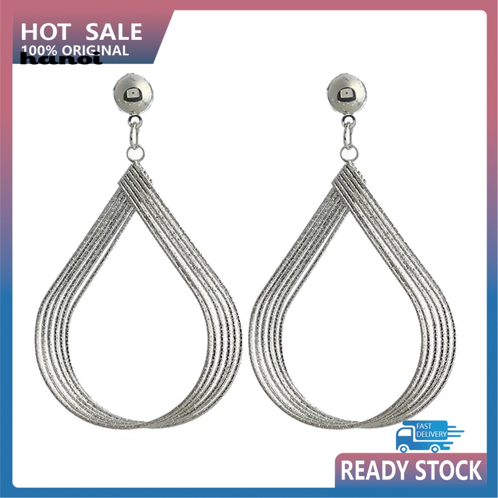 Khuyên Tai Hình Giọt Nước Rỗng Đơn Giản Thời Trang Cho Nữ