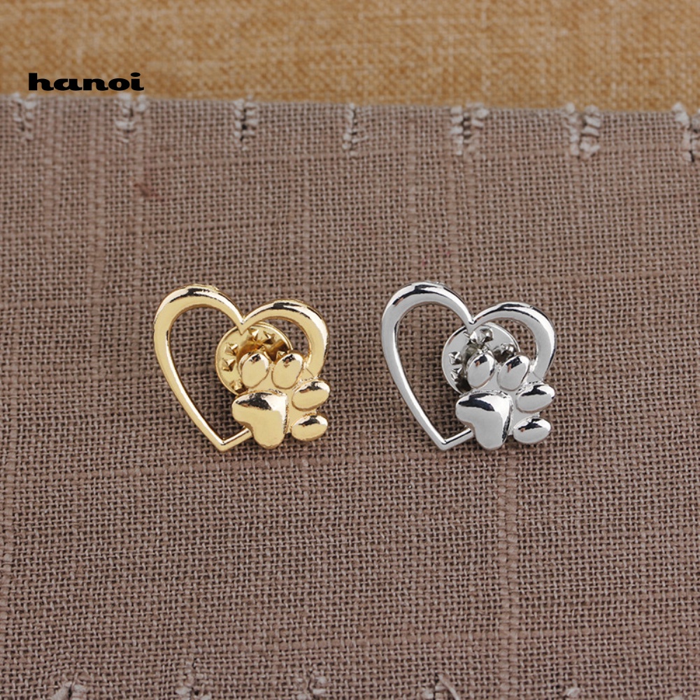 Ghim Cài Áo Hình Trái Tim Đính Đá Nhân Tạo Thời Trang