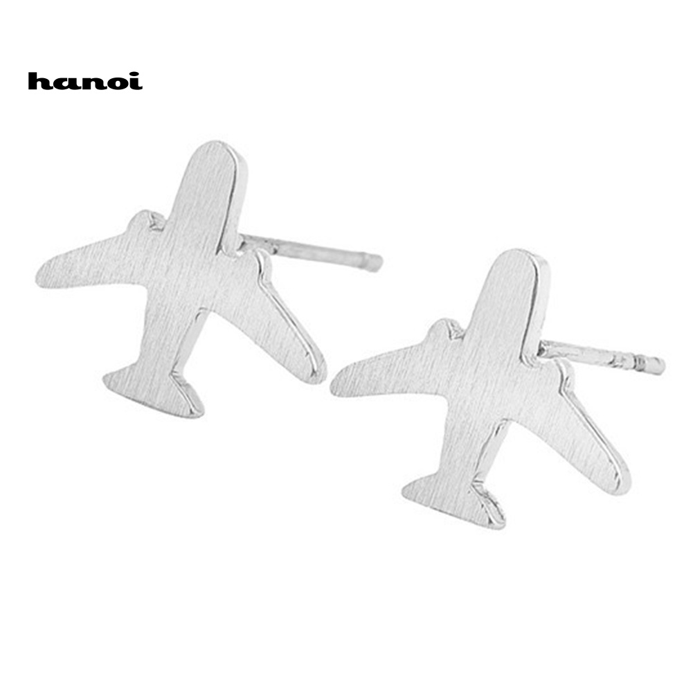 Khuyên Tai Bạc Hình Máy Bay Độc Đáo Cho Nữ