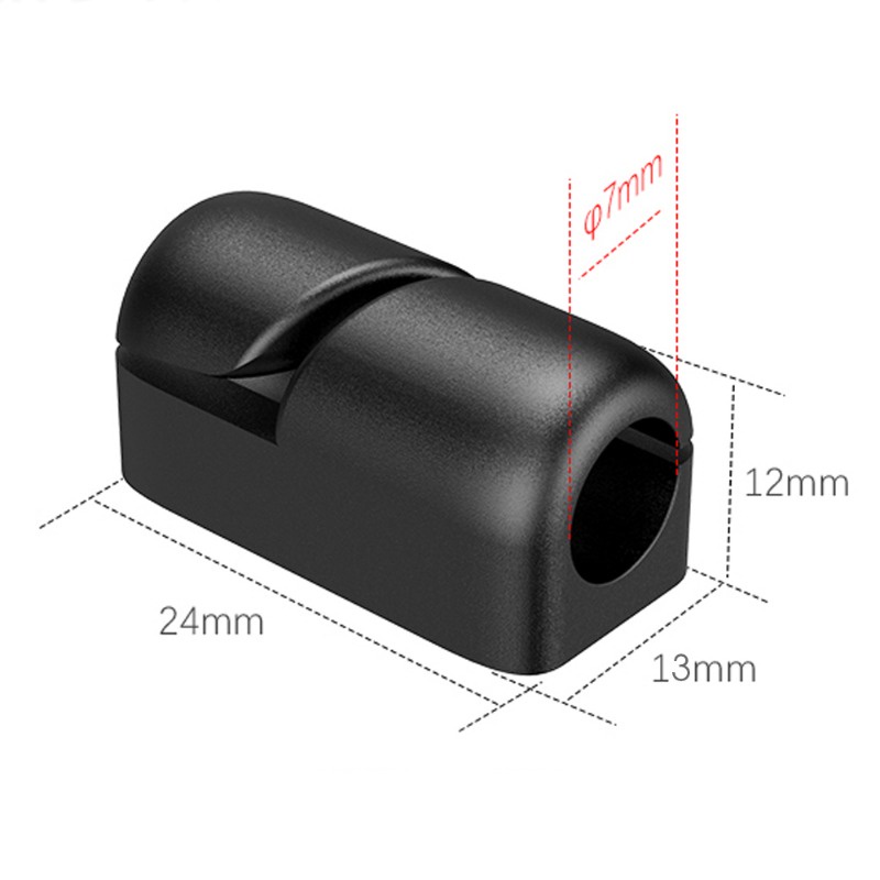 1 Kẹp Cố Định Dây Cáp USB Đa Năng 4 Màu Sắc Tiện Dụng Cho Gia Đình / Văn Phòng