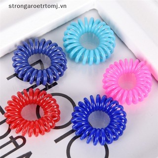 Set 10 Dây Cột Tóc Dạng Xoắn Lò Xo Cá Tính