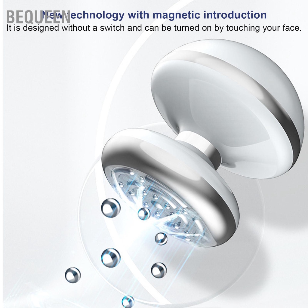 Bequeen Máy mát xa mặt từ tính Micro Vibration Beauty Cụ Serum nhập khẩu trẻ hóa da