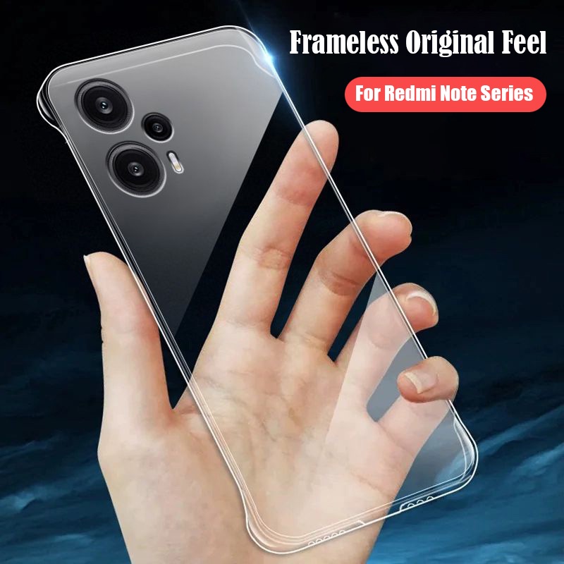 Ốp Điện Thoại PC Cứng Trong Suốt Siêu Mỏng Cho Redmi Note 12 Pro Plus Turbo 5G 2023 Note12 Note12Pro Pro + Xiaomi