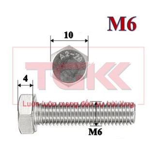 Bulong inox 304 m6 - din933