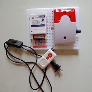 Bộ báo động, báo cháy không dây - Còi báo động báo cháy nổ sự cố 220V 1000 mét xuyên tường