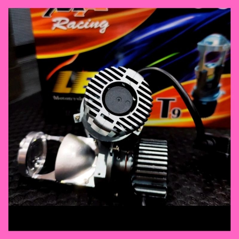 Đèn Pha LED Bi cầu mini T9 MA Racing 60W chân H4 ô tô / xe máy  Mẫu mới nhất 2023.