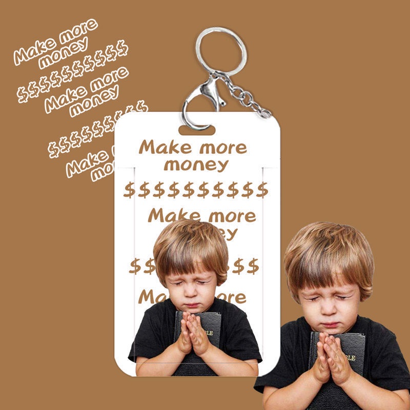 Vỏ Đựng Thẻ ID / Thẻ ID In Họa Tiết Hoạt Hình Dễ Thương Kèm Dây Treo Tiện Dụng Cho Học Sinh