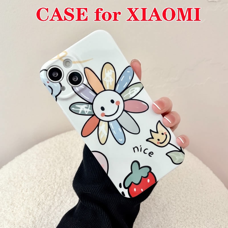 Ốp Điện Thoại Cứng In Họa Tiết Hoa Cho Redmi Note 12 5G 11 Pro + 11S 10 2022 12C A1 POCO X4 GT X3 X2 M4 M3 Pro F4 F3 F2