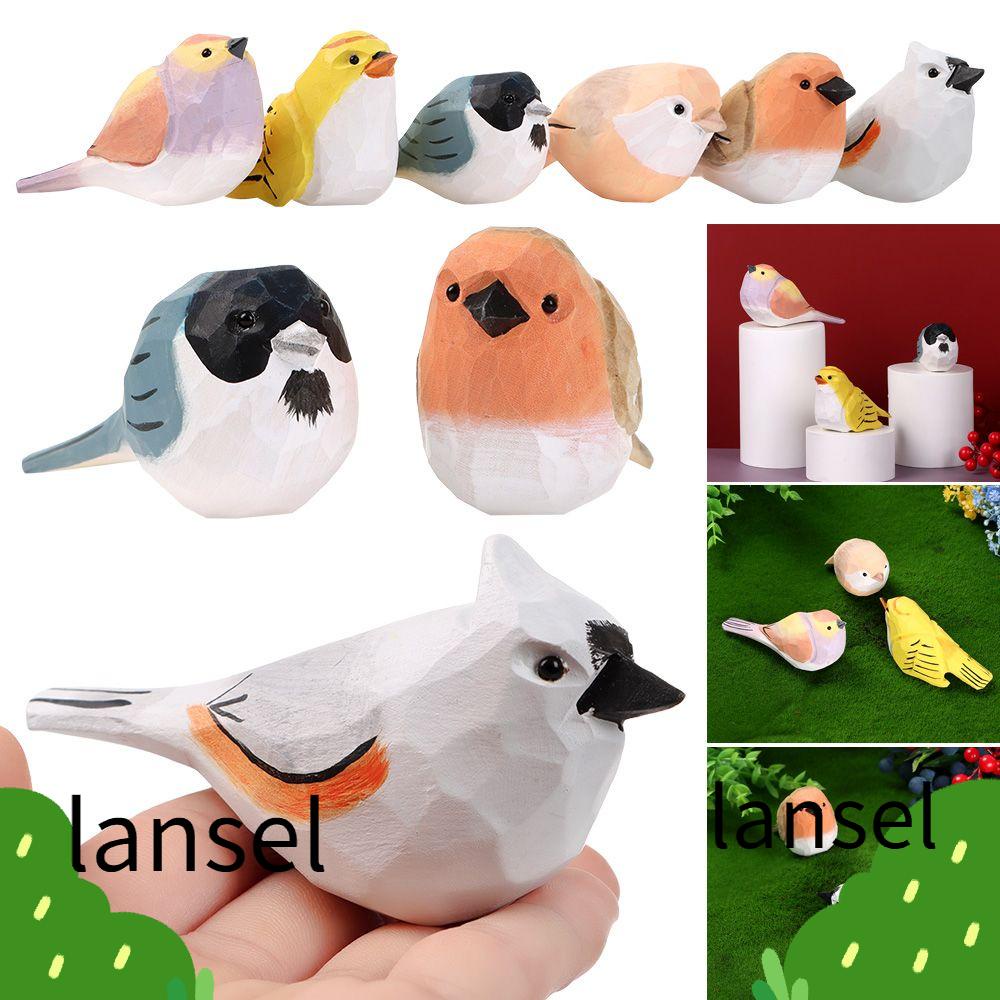 Mô Hình Chú Chim Bằng Gỗ Dùng Trang Trí Phong Cách Bắc Âu Độc Đáo