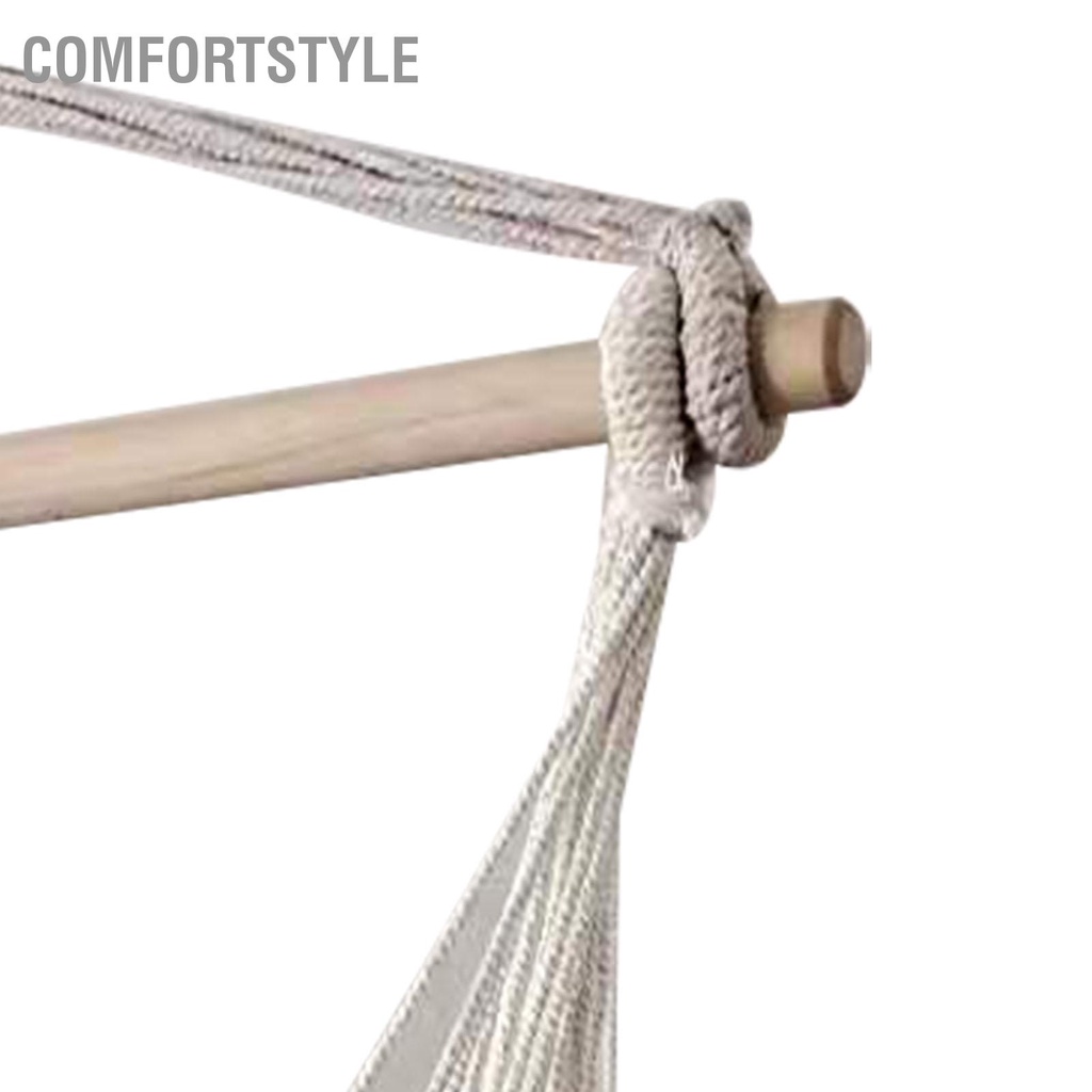 Comfortstyle Treo Dây Xích Đu Vải Dày Ký Túc Xá Ghế Ngoài Trời Nhà Phòng Ngủ Sân