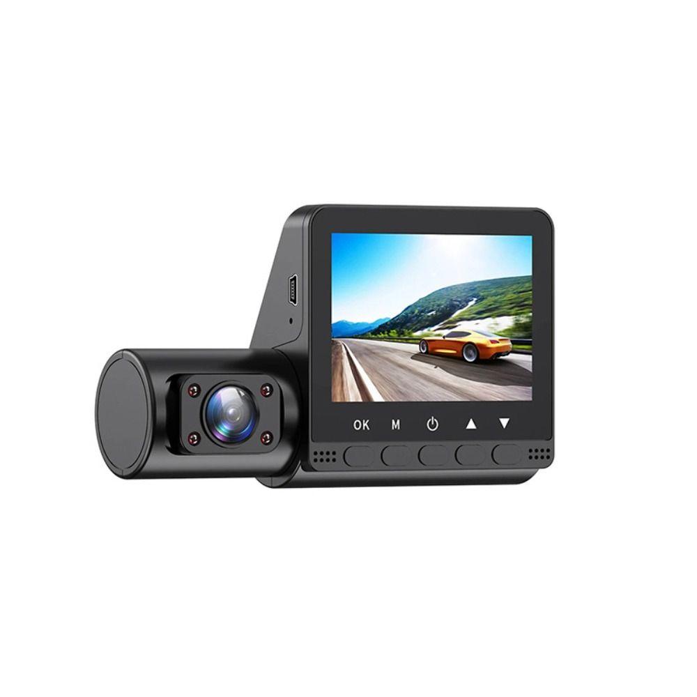 Camera Hành Trình mini 3 Kênh Trước Và Sau hd 1080p Màu Đen 2 Inch Cho Xe Hơi