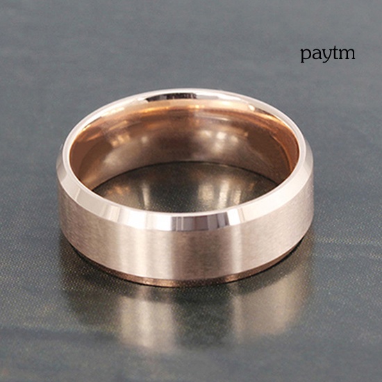 Nhẫn Thép Titan Thời Trang Unisex
