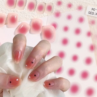 Miếng Dán Trang Trí Móng Tay 3D Màu Sắc Gradient Độc Đáo