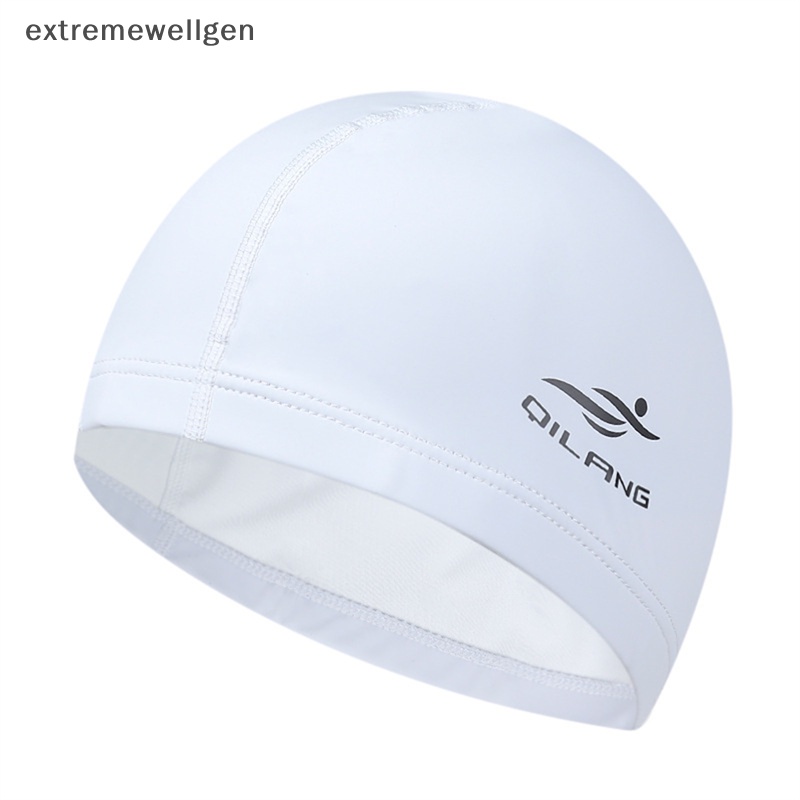 Mũ Bơi Thể Thao Dài Bằng PU Co Giãn Chống Thấm Nước Bảo Vệ Tai Cho Người Lớn LLF