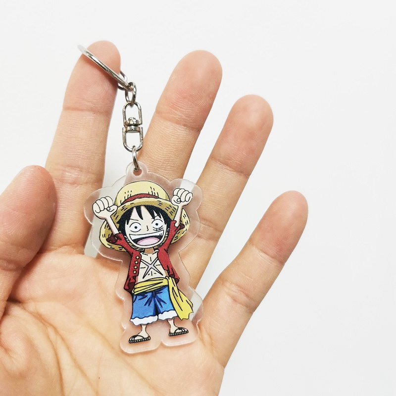 Móc Khóa Acrylic In Hình Nhân Vật Anime Minecraft Bằng Hợp Kim Kẽm Cho Nam Nữ