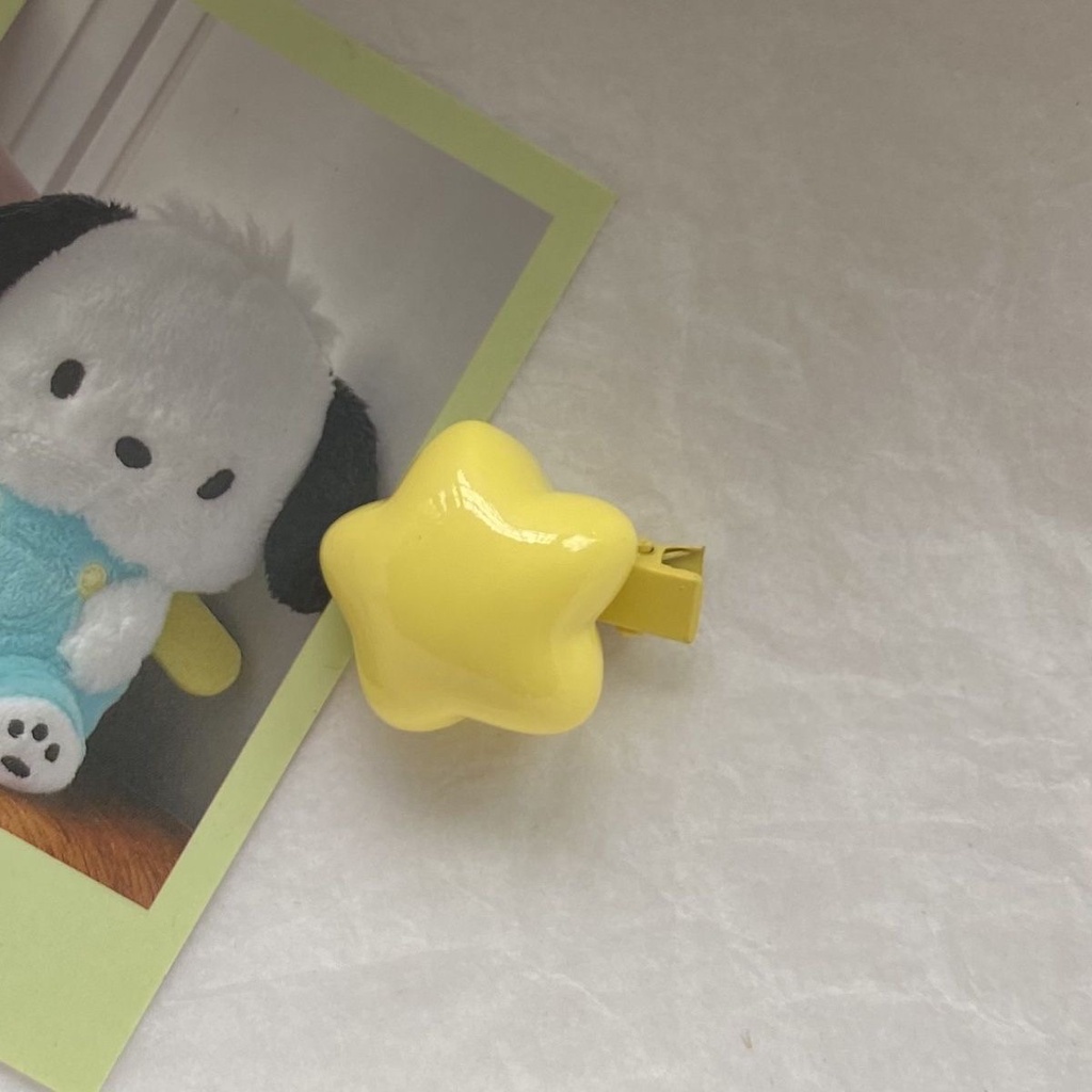 Kẹp Tóc Hình Ngôi Sao Nhiều Màu Sắc Cỡ Nhỏ Dễ Thương Cho Bé Gái