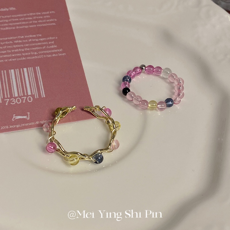 Nhẫn Hợp Kim Đính Hạt Thời Trang Cho Nữ