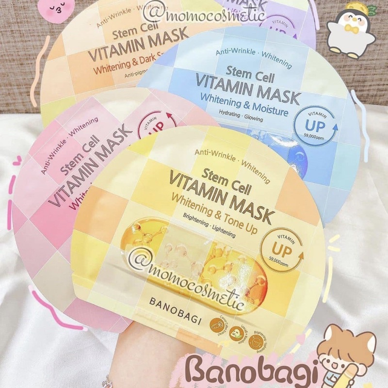 Mặt nạ giấy Banobagi Stem Cell Vitamin Mask
