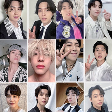 50pcs/box BT-S Photocards Album Laser Lomo Cards Bangtan Boys Kpop Collection LETAOTAO2023