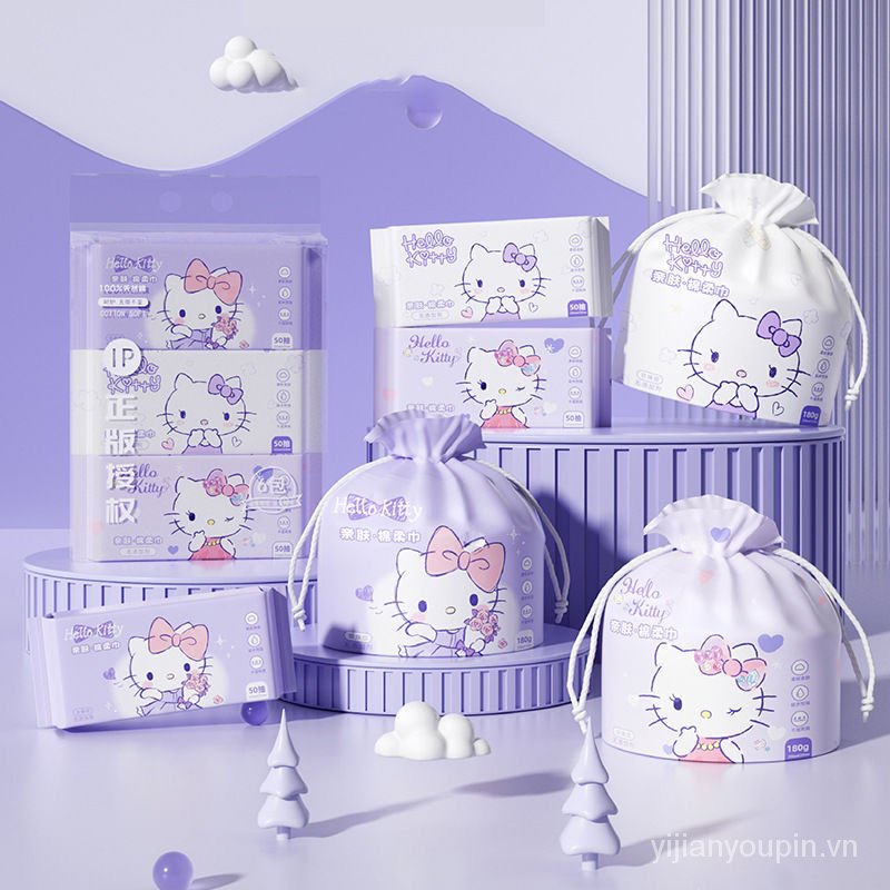 Cuộn Khăn Mặt Dùng Một Lần Bằng Cotton Mềm Mại Tiện Dụng