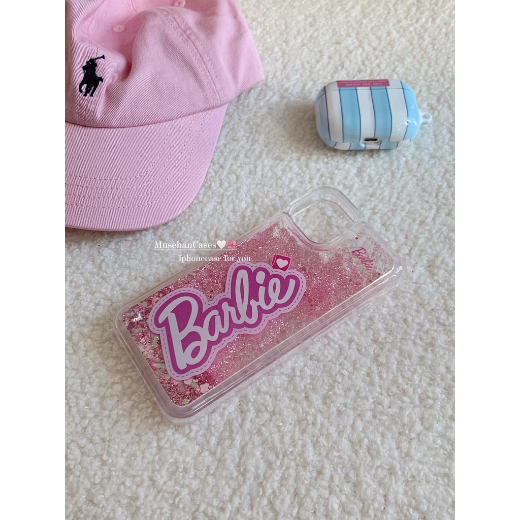 Ốp Điện Thoại Kim Tuyến Nước Chống Rơi Hình Búp Bê Barbie Cho Iphone 14promax 13 11 14pro 13pro 14