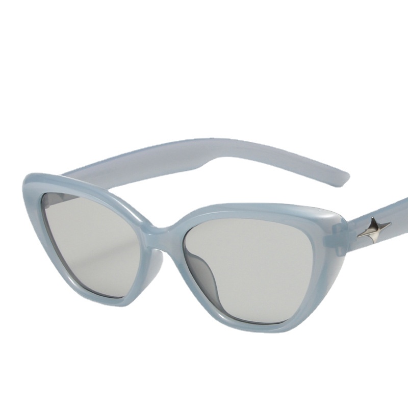 Kính Mát Gọng Mắt Mèo Phong Cách Hip hop Thời Trang Cho Nữ