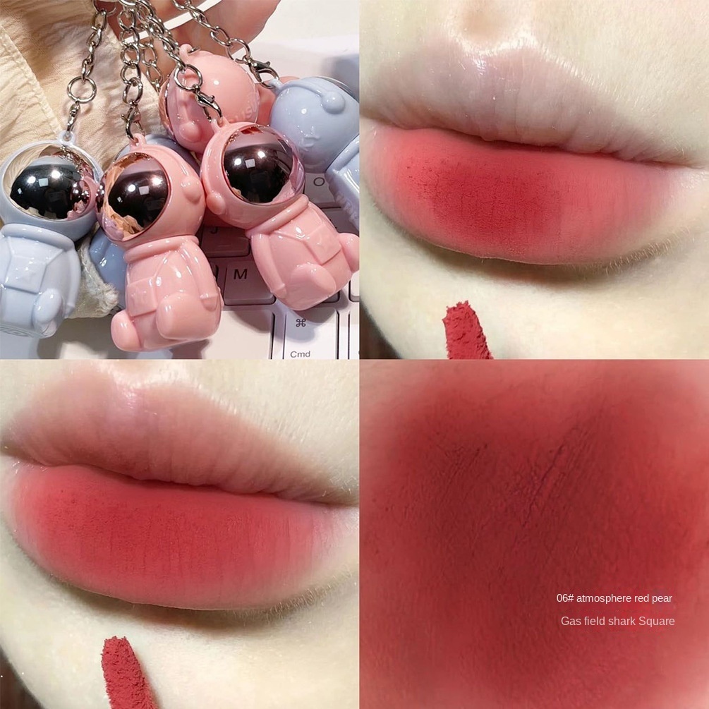 Son Môi Chống Thấm Nước Lâu Trôi Thiết Kế Hình Phi Hành Gia Dễ Thương