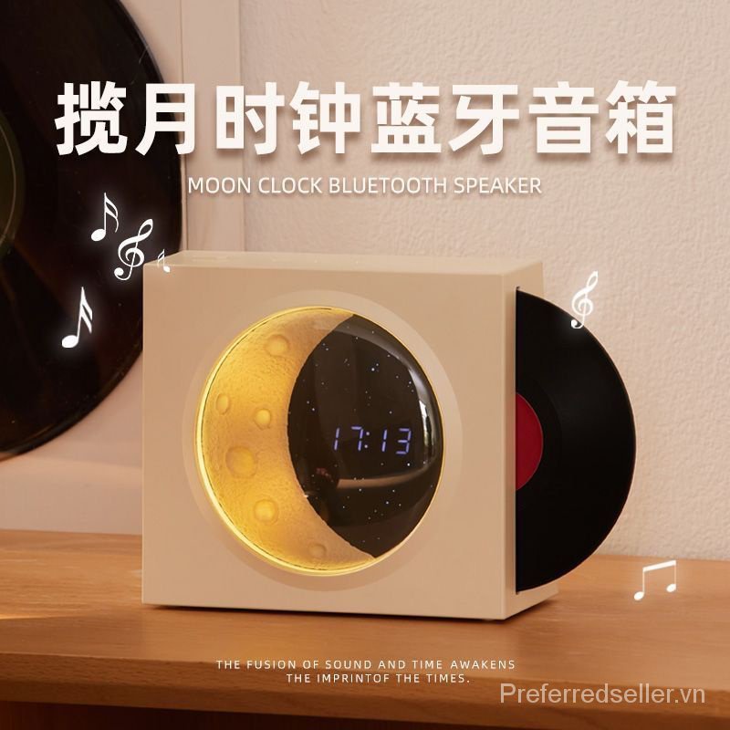 Loa Bluetooth Không Dây Âm Thanh Siêu Trầm Hình Mặt Trăng