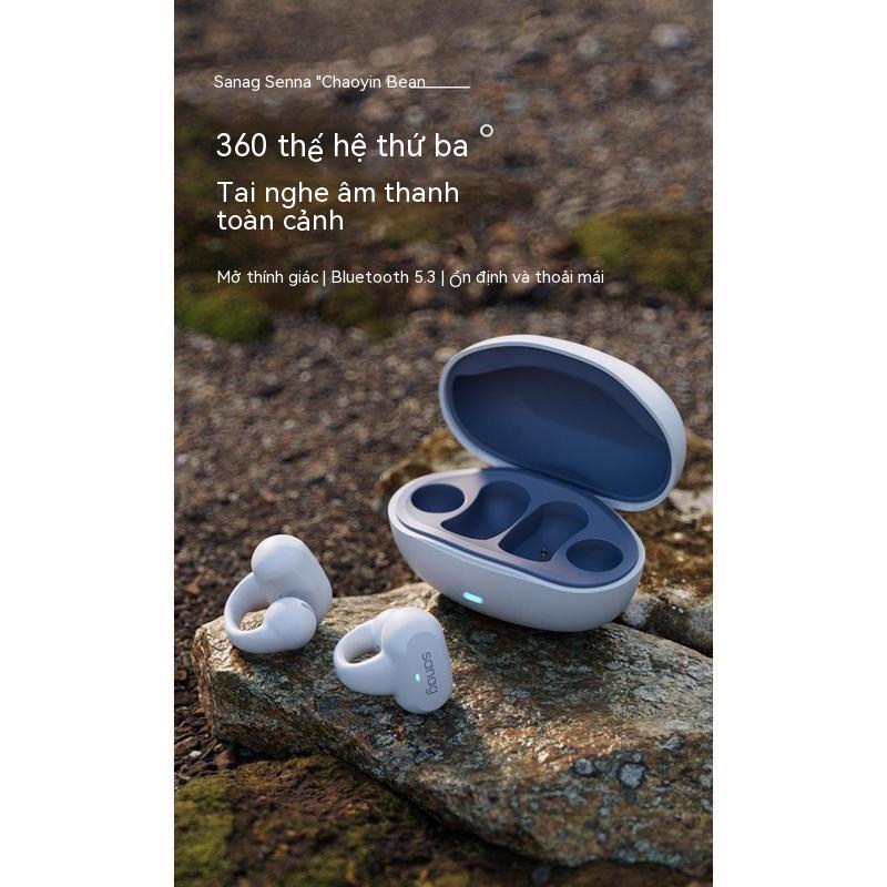 Tai nghe Bluetooth TWS không dây chính hãng, thời trang mới, tai nghe thể thao kẹp tai mới