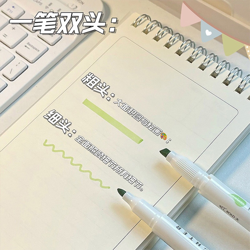 Set 30 Bút Đánh Dấu Hai Đầu Sáng Tạo Nhiều Màu Sắc Dành Cho Học Sinh DIY