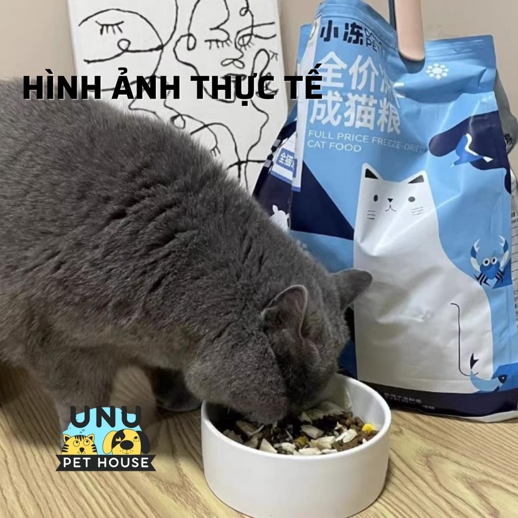 Hạt cho mèo DONGPET mix cùng thịt sấy khô chuyên dành cho mèo kén ăn gói dùng thử – UNU Pet House