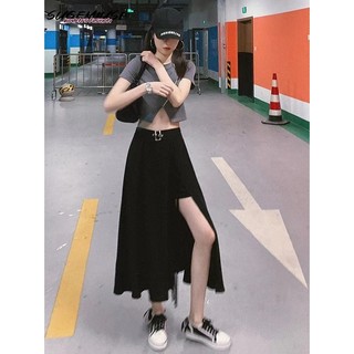 Sugemiusi Set Áo Và Chân Váy Dài Phong Cách Hong Kong Cổ Điển Thời Trang Mùa Hè Dành Cho Nữ