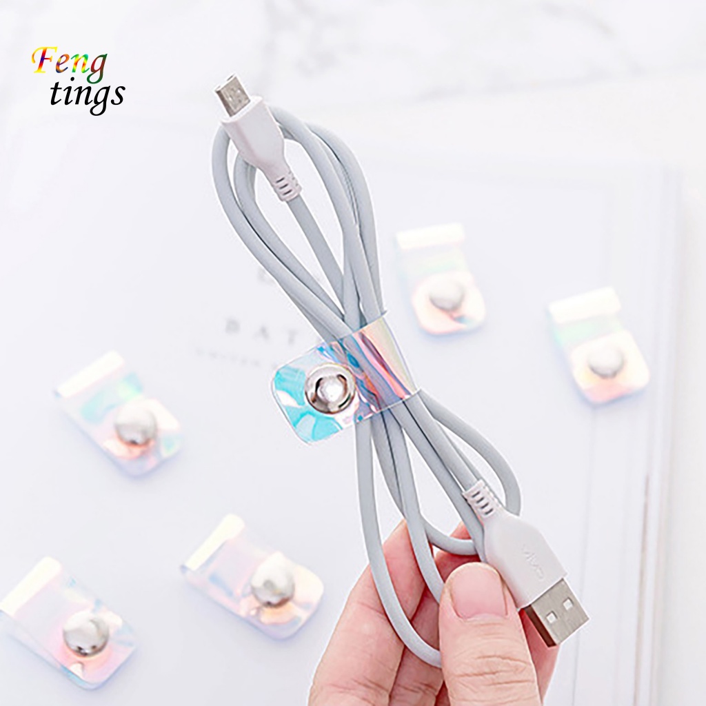 Dụng Cụ Quấn Dây Cáp Bằng PVC Laser Phân Loại Dây Cáp Tai Nghe Đa Năng Dành Cho Gia Đình