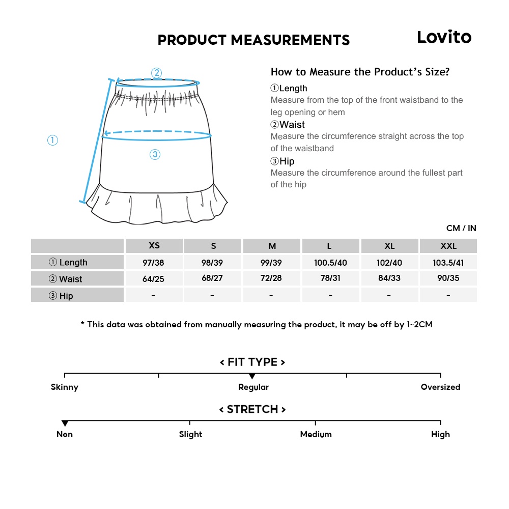 Chân váy Lovito xếp nếp màu trơn kiểu dáng đơn giản thời trang thường ngày cho nữ L55AD091