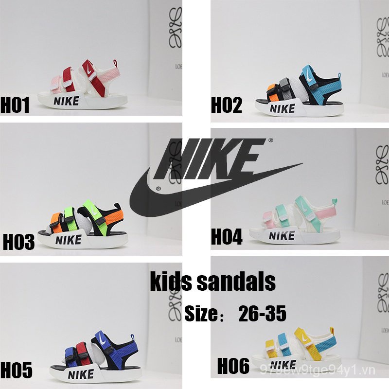Onx5 11 * hàng sẵn sàng * dép ba sọc nike thời trang hàn quốc cho bé trai bé gái