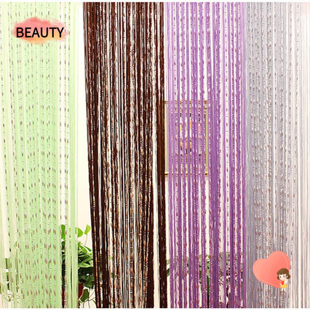 Beauty 1mx2m rèm chuỗi pha lê thủy tinh sương màn hình tua cửa sổ