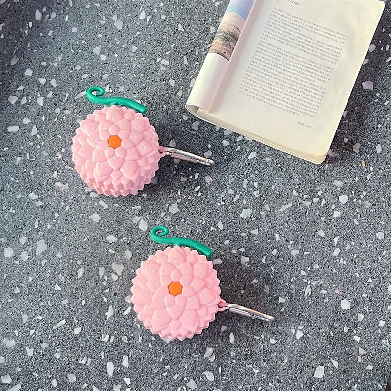 Vỏ Bảo Vệ Hộp Sạc Tai Nghe Không Dây samsung galaxy buds pro & buds2 pro Chống Sốc Hình Hạt Đậu Sô Cô La & buds fe