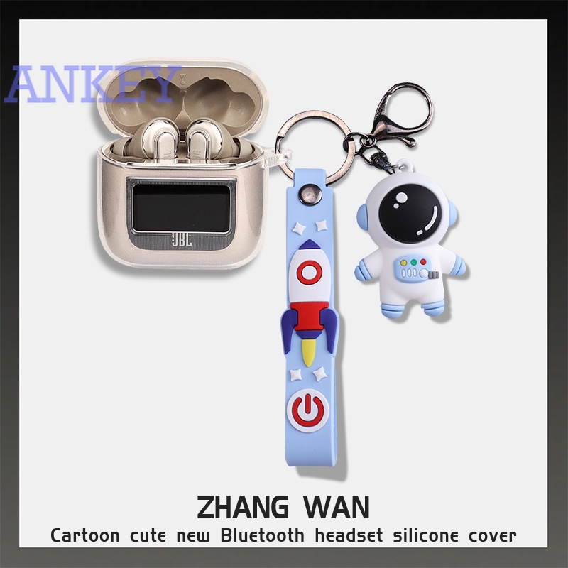 Vỏ Bảo Vệ Hộp Sạc Tai Nghe bluetooth jbl tour pro 2 pro2 Bằng Silicon Họa Tiết Hoạt Hình Dễ Thương
