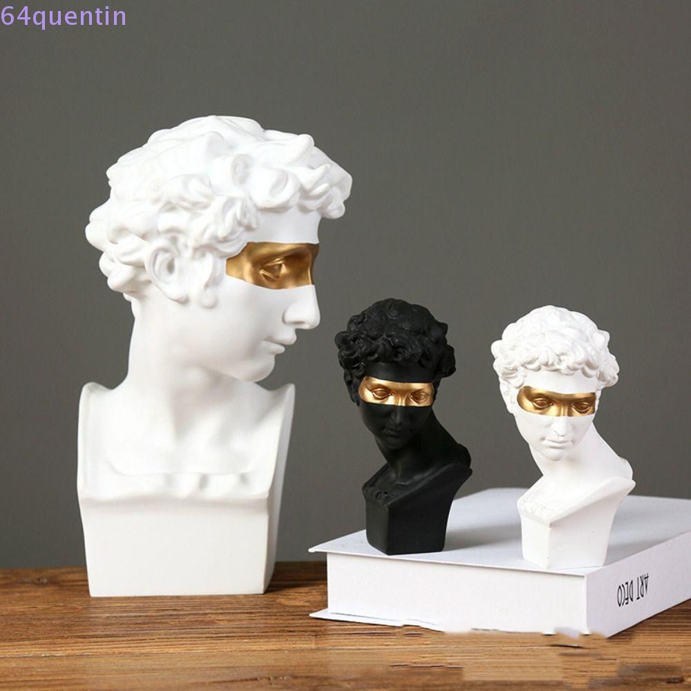 Quentin david bust tượng sáng tạo tối giản tinh tế nổi tiếng điêu khắc đầu trang trí chân dung đồ dùng nghệ thuật trang trí nội thất vẽ thực hành nhân vật điêu khắc