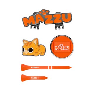 [MAZZU] Golf Ball Marker & Tee Holder Set-A
