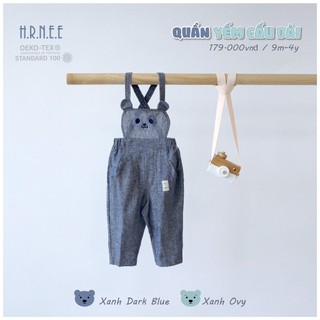 [Hrnee] Quần yếm gấu dài và cộc