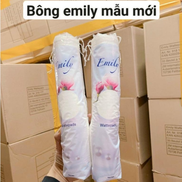 Bông tẩy trang Emily Đức  120 miếng  “Moci Shop”