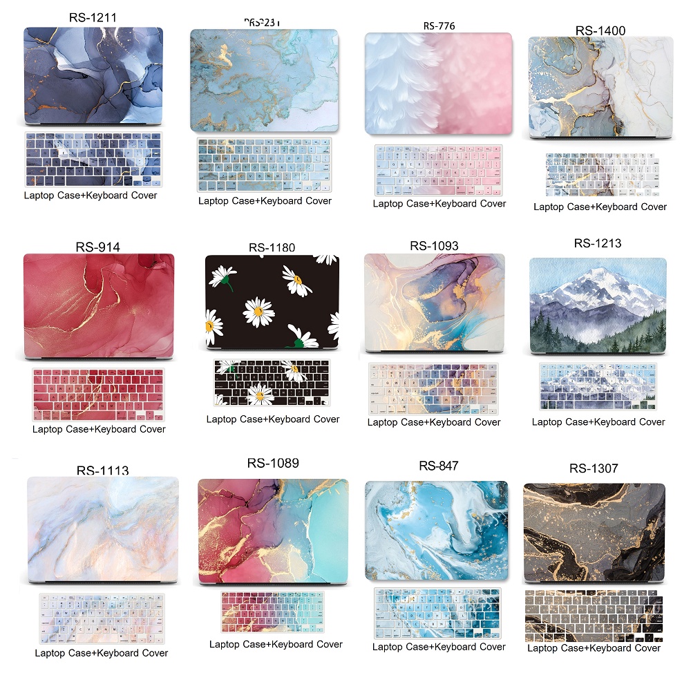 Bộ Ốp Bảo Vệ Máy Tính Bảng laptop macbook air 15 pro 13 inch 14 inch 15 16 inch 2023 2022 m2 2021 m1 2020