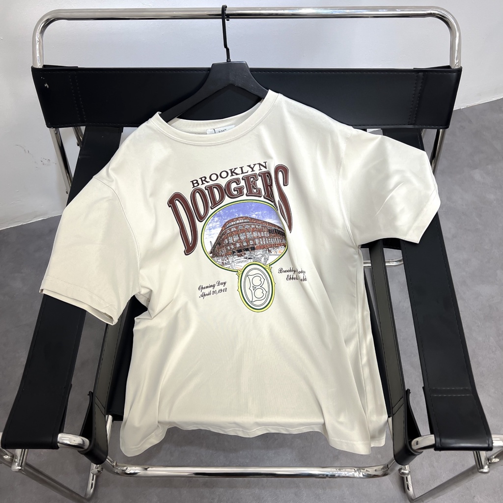 Áo thun phông chất liệu 100% cotton form rộng unisex DODGERS cao cấp TSS09921 by COCCACH