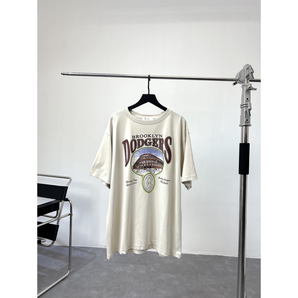 Áo thun phông chất liệu 100% cotton form rộng unisex DODGERS cao cấp TSS09921 by COCCACH