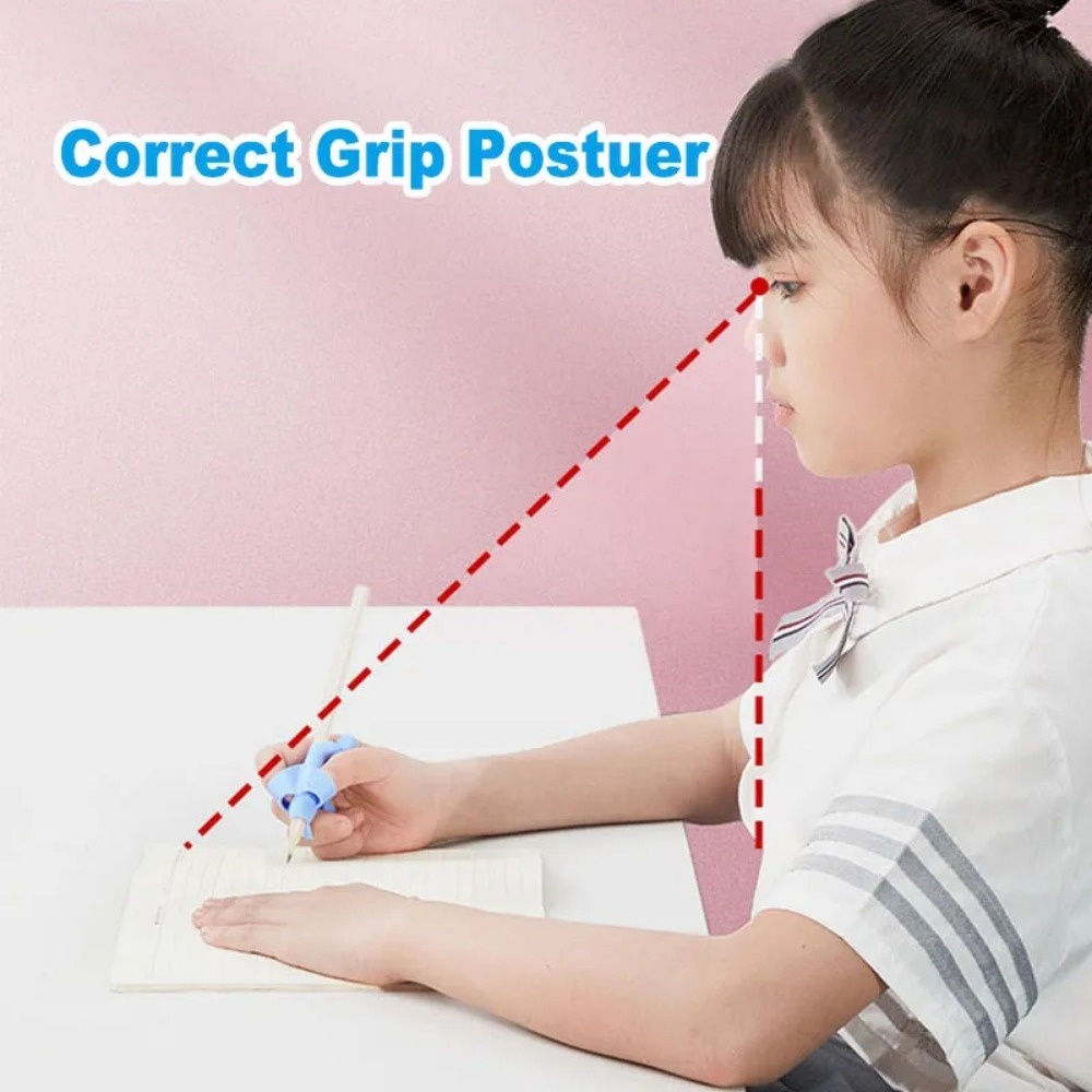 Silicone Kẹp Silicon Năm Ngón Tập Điều Chỉnh Tư Thế Ngón Tay / Viết Đúng Tư Thế Cầm Bút / Dụng Cụ Kẹp Bút Chì Cho Bé